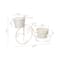 Glitzhome® 21.5'' White Metal Bicycle Plant Stand